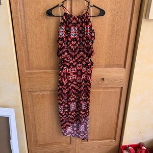 Asymmetrical Charlotte Russe Dress with Cutouts